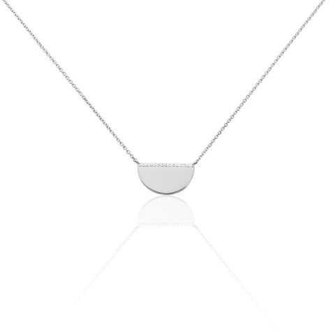 Collier Gilberta Or Blanc Diamant - Colliers avec pierres Femme | Marc Orian