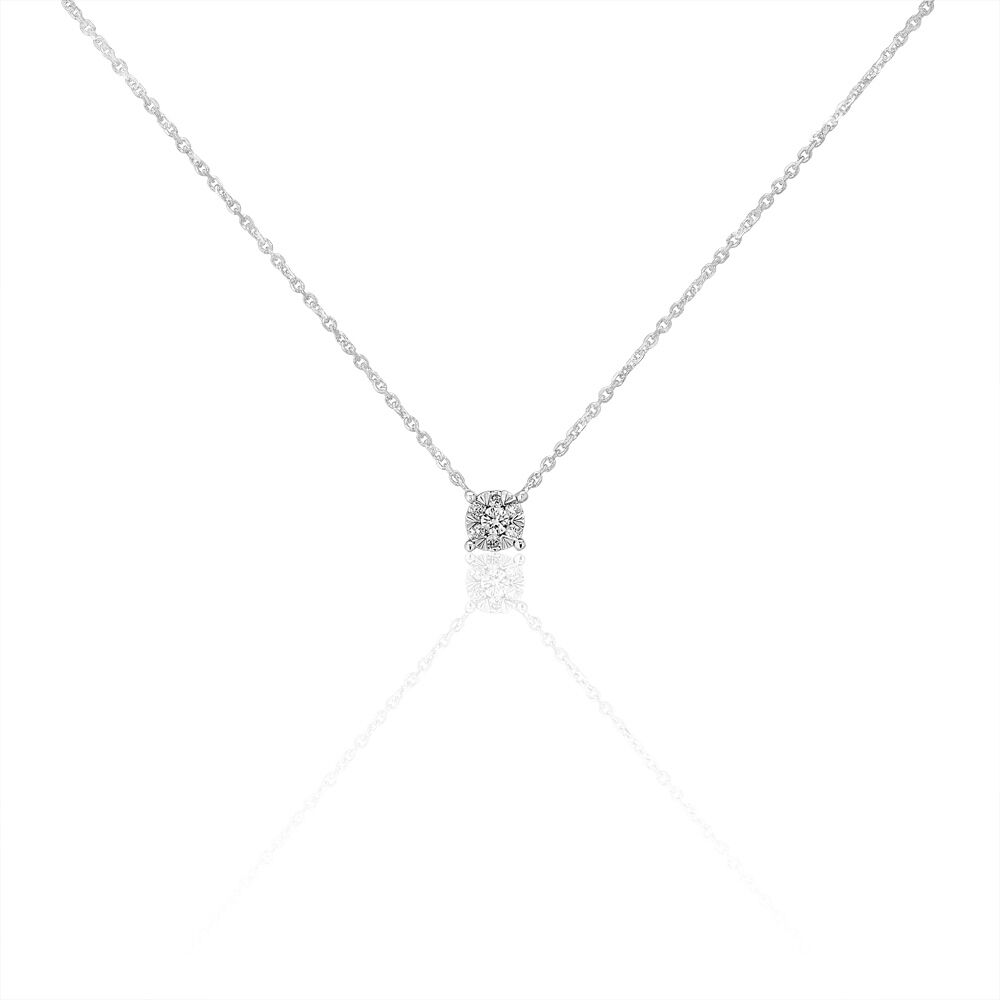 Collier Dream Or Blanc Diamant - Colliers avec pierres Femme | Marc Orian