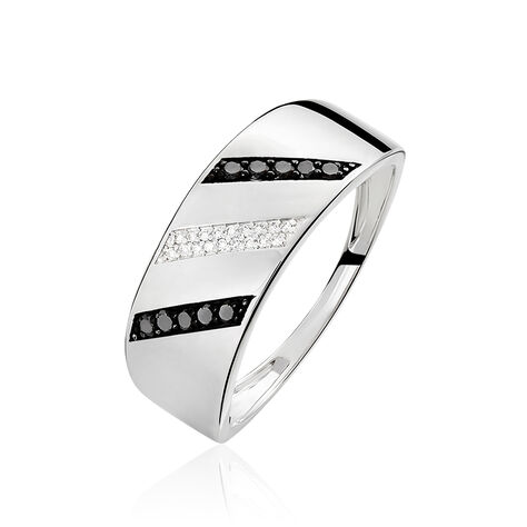 Bague Fadila Or Blanc Diamant - Bagues pierres pr&eacute;cieuses Femme | Marc Orian