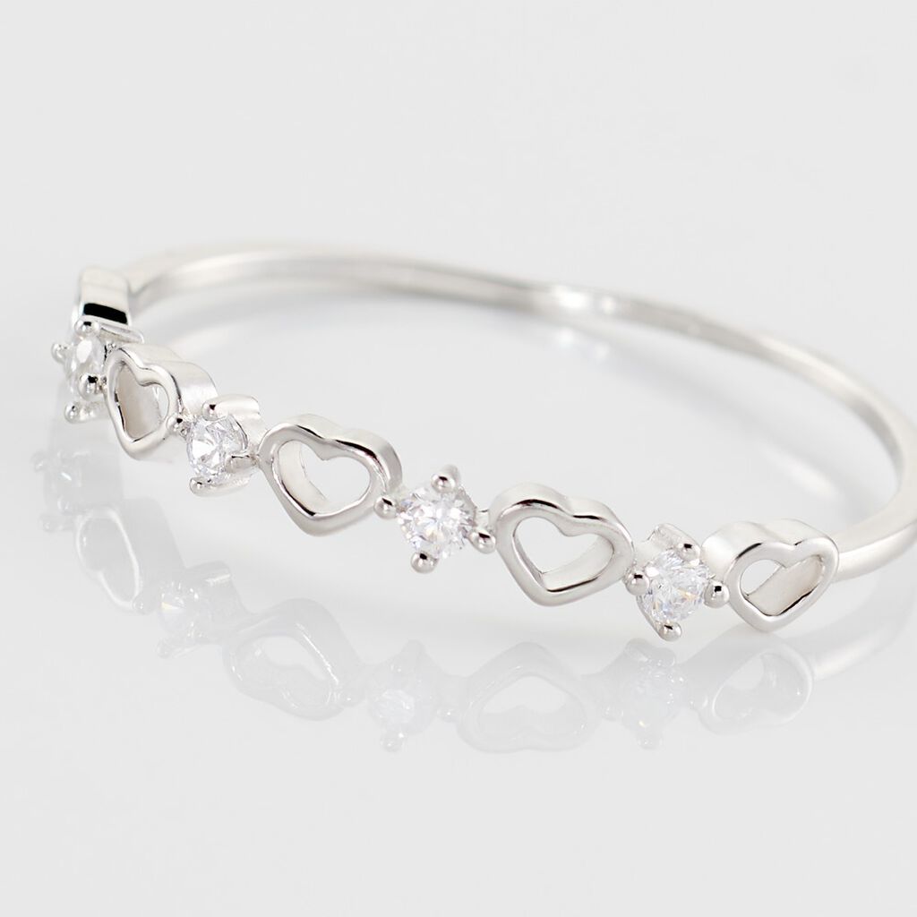Bague Elonie Argent Blanc Oxyde De Zirconium - Bague fantaisie Femme | Marc Orian
