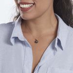 Collier Giuseppe Or Jaune Perle De Tahiti Oxyde Zirconium - Colliers avec pierres Femme | Marc Orian