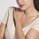 Bracelet Carren Argent Blanc Oxyde De Zirconium - Bracelets fantaisie Femme | Marc Orian