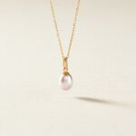 Pendentif Elbertina Or Jaune Perle De Culture - Parures de mariage Femme | Marc Orian