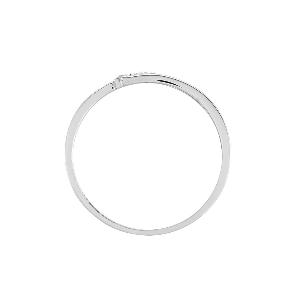 Bague Daphne Or Blanc Diamant - Bagues fiançailles Femme | Marc Orian