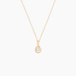 Collier Evana Or Jaune Oxyde De Zirconium - Colliers avec pierres Femme | Marc Orian