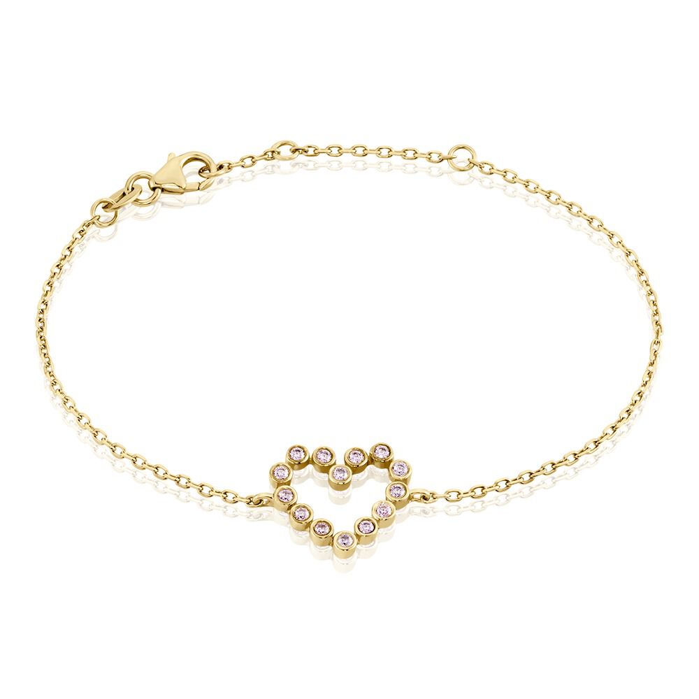 Bracelet Plaqué Or Jaune Danaë Oxydes De Zirconium - Bracelets chaînes Femme | Marc Orian