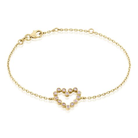 Bracelet Plaqué Or Jaune Danaë Oxydes De Zirconium - Bracelets chaînes Femme | Marc Orian