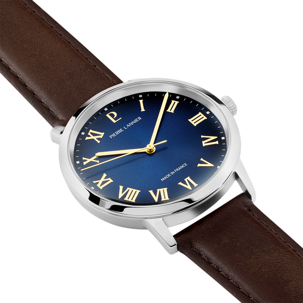 Montre Pierre Lannier Lannier Interval Bleu - Montres &eacute;tanches Homme | Marc Orian