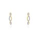 Boucles D'oreilles Puces Or Jaune Abisai Diamants - Puces Femme | Marc Orian