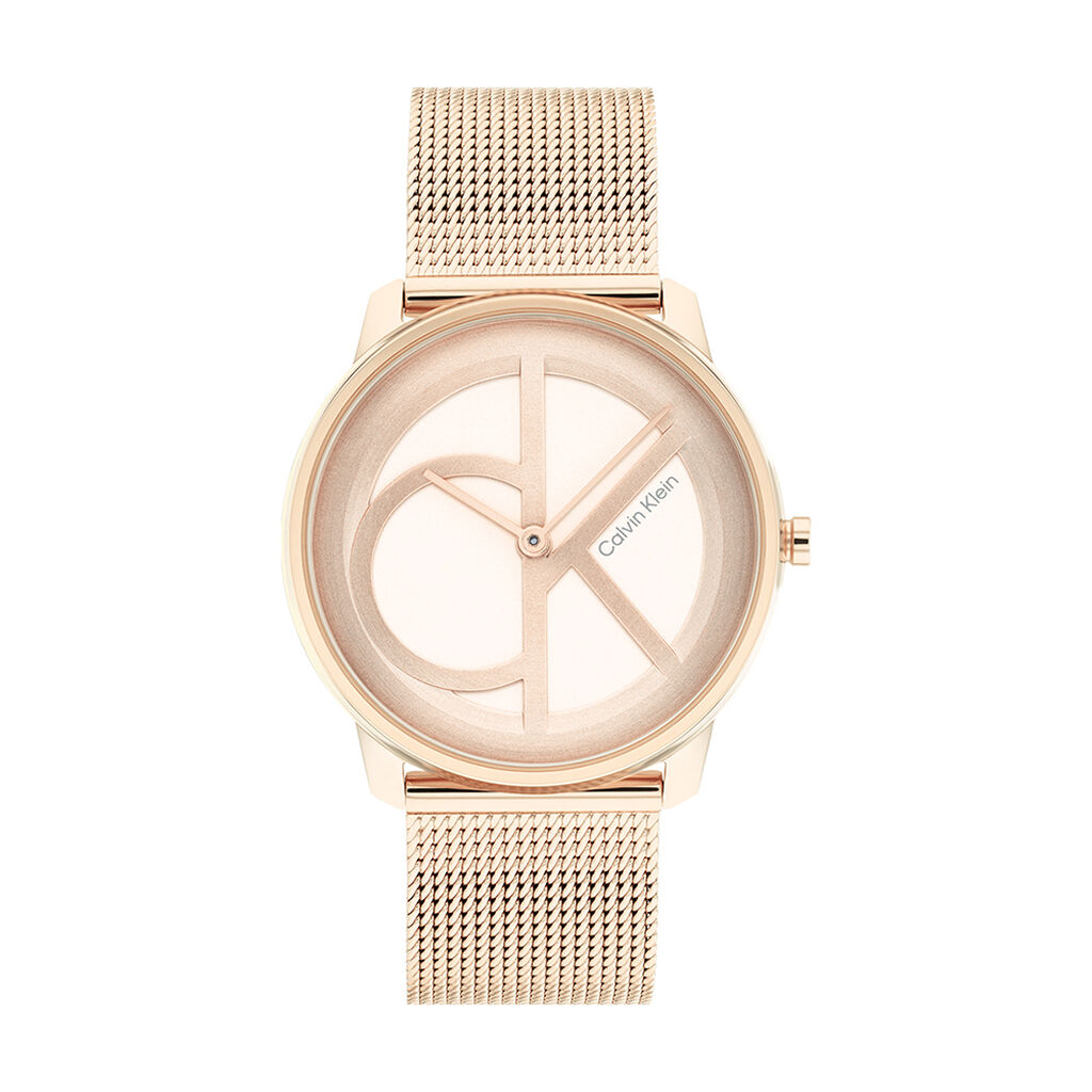 Montre Calvin Klein Iconic Mesh Rose - Montres étanches Femme | Marc Orian