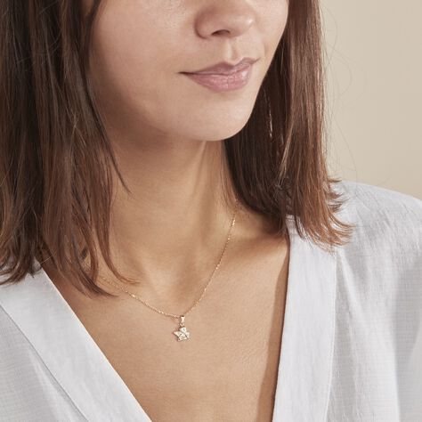 Pendentif Ange Penseur Or Jaune - Pendentifs Enfant | Marc Orian