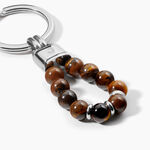 Porte Clefs Jourdan Acier Gris - Bijoux fantaisie Homme | Marc Orian