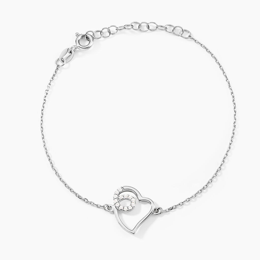 Bracelet Soa Argent Blanc Oxyde De Zirconium - Bracelets fantaisie Femme | Marc Orian