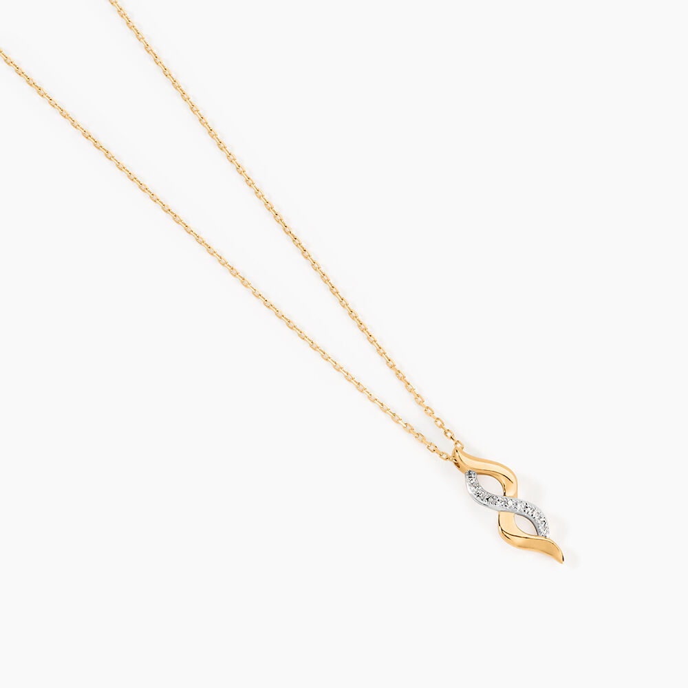 Collier Ilarione Or Jaune Diamant - Colliers avec pierres Femme | Marc Orian