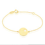 Bracelet Omelia Message Or Jaune - Bracelets Medailles Enfant | Marc Orian
