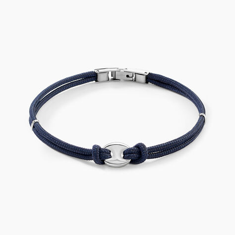 Bracelet Fabrice Acier Blanc - Bracelets cordons Homme | Marc Orian