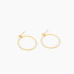 Cr&eacute;oles Tia Geometrique Or Jaune - Cr&eacute;oles Femme | Marc Orian