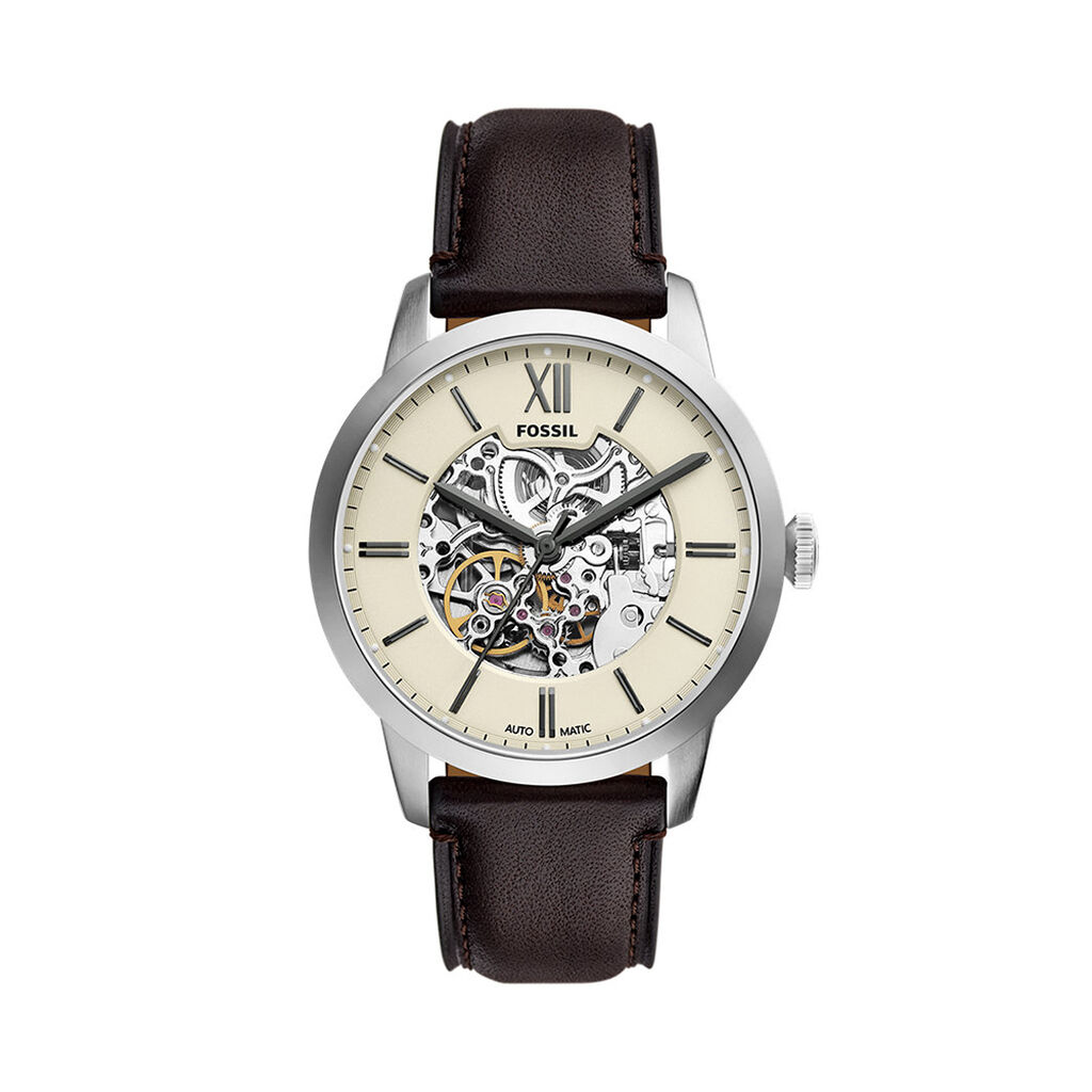 Montre Fossil Townsman Automatic Cr&egrave;me - Montres automatiques Homme | Marc Orian