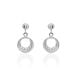 Boucles D'oreilles Pendantes Zita Argent Blanc Oxyde De Zirconium - Pendantes Femme | Marc Orian