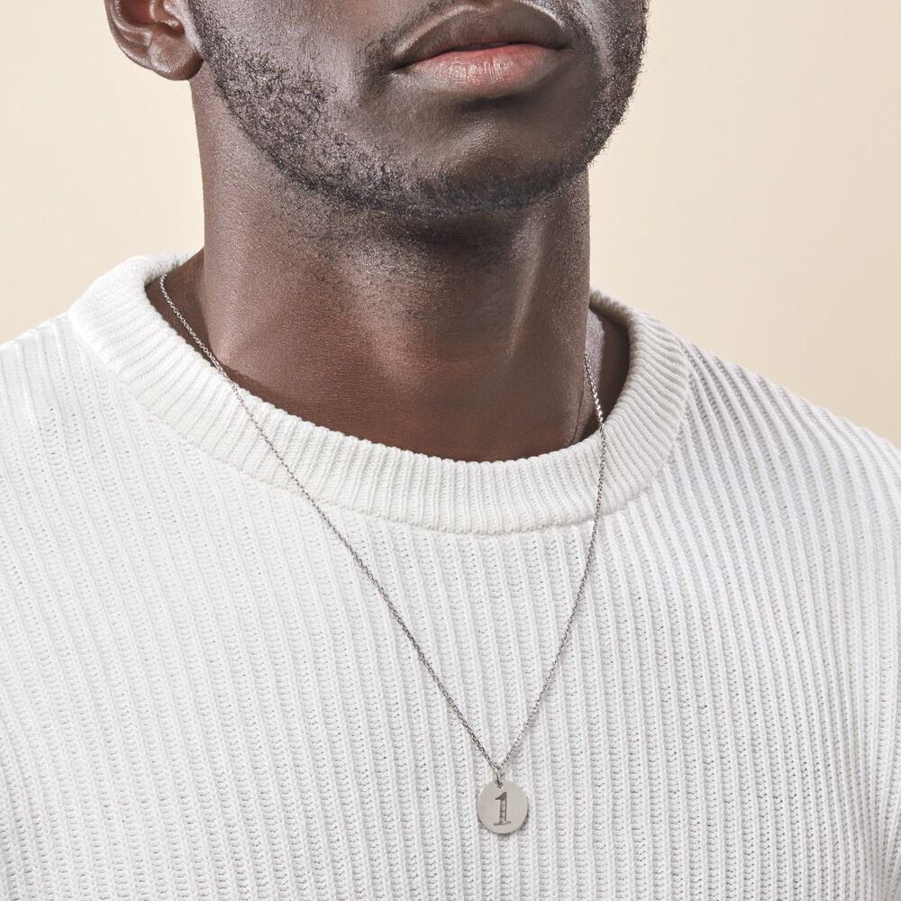 Pendentif Efiso Argent Blanc - Pendentifs Famille | Marc Orian