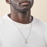 Pendentif Efiso Argent Blanc - Bijoux fantaisie Famille | Marc Orian