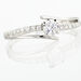 Bague April Or Blanc Oxyde De Zirconium - Solitaires Femme | Marc Orian