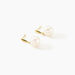Boucles D'oreilles Pendantes Sibylle Or Jaune Perle De Culture