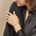 Bracelet Argent Blanc Casper - Bracelets fantaisie Femme | Marc Orian
