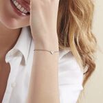 Bracelet Chandana Argent Blanc - Bracelets fantaisie Femme | Marc Orian