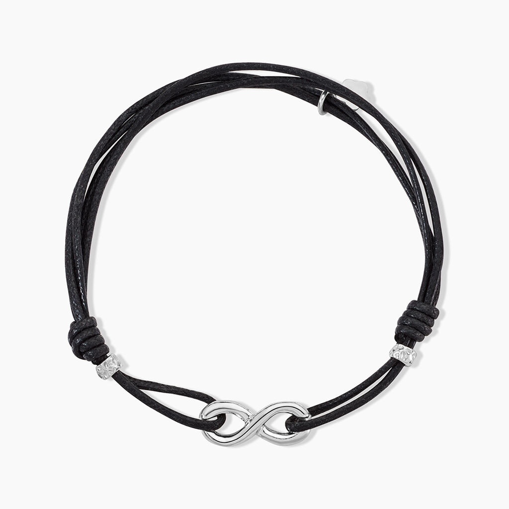 Bracelet Flavia Argent Blanc - Bracelets cordons Femme | Marc Orian