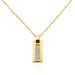 Collier Phebus Him Classique Acier Jaune - Colliers fantaisie Homme | Marc Orian