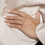 Alliance Hermana Ruban Plat Or Bicolore - Alliances duo Unisex | Marc Orian