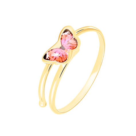 Bague Sulivia Papillon Or Jaune - Bagues ajustables Enfant | Marc Orian