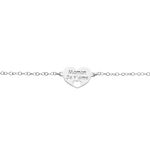 Bracelet Argent Blanc Pollux - Bracelets fantaisie Femme | Marc Orian