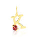 Pendentif Helidie Coccinelle Lettre Or Jaune - Pendentifs Enfant | Marc Orian