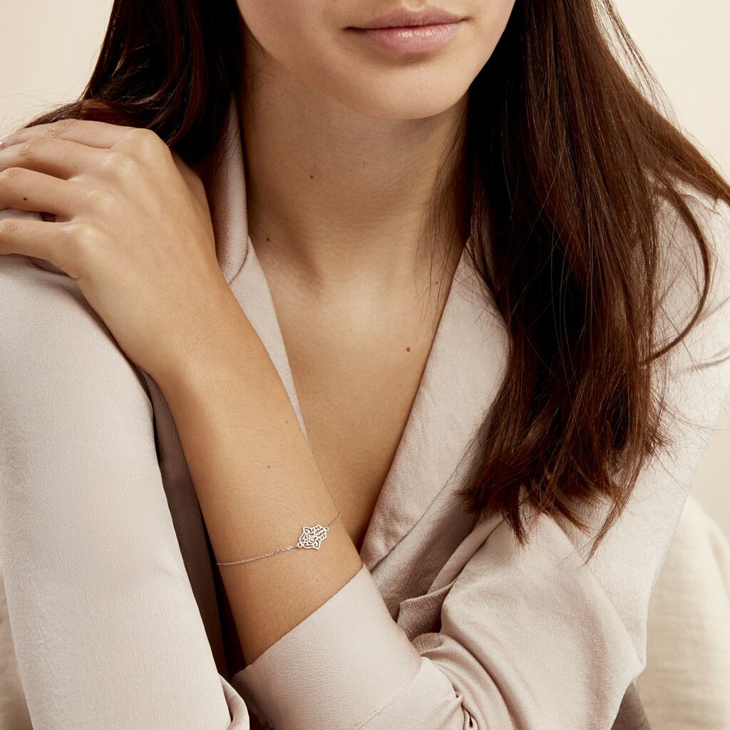 Bracelet Sarah Argent Blanc -  Femme | Marc Orian
