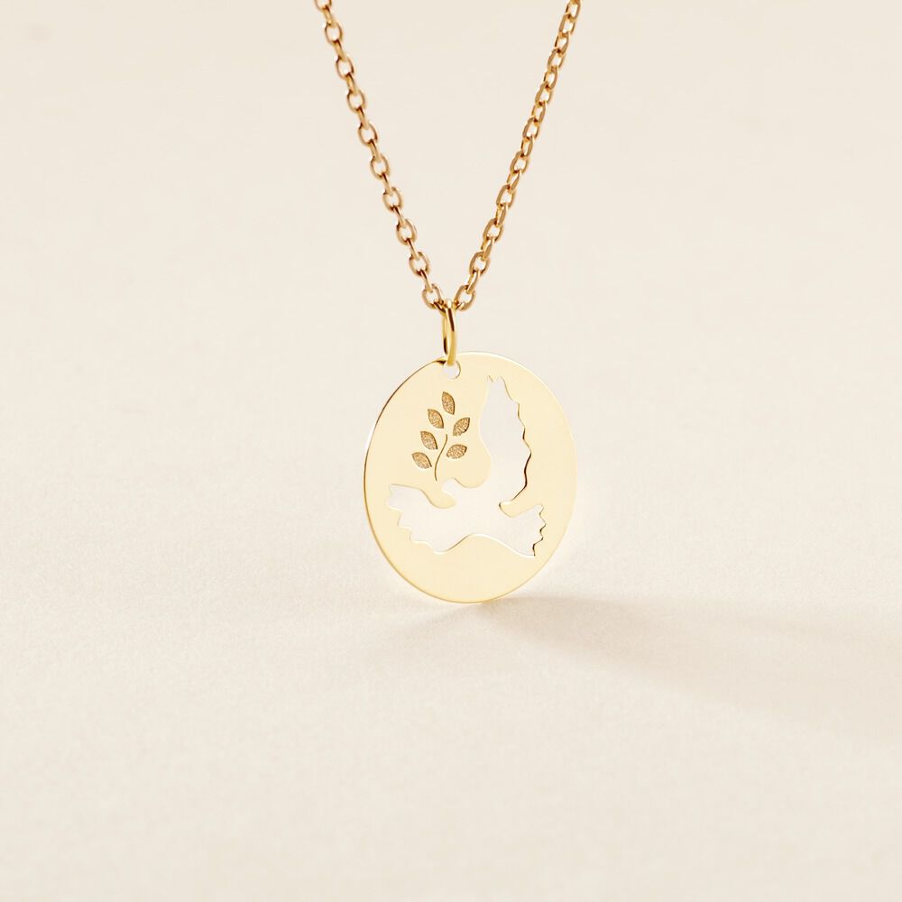 Pendentif Anny Colombe Or Jaune - Pendentifs Famille | Marc Orian