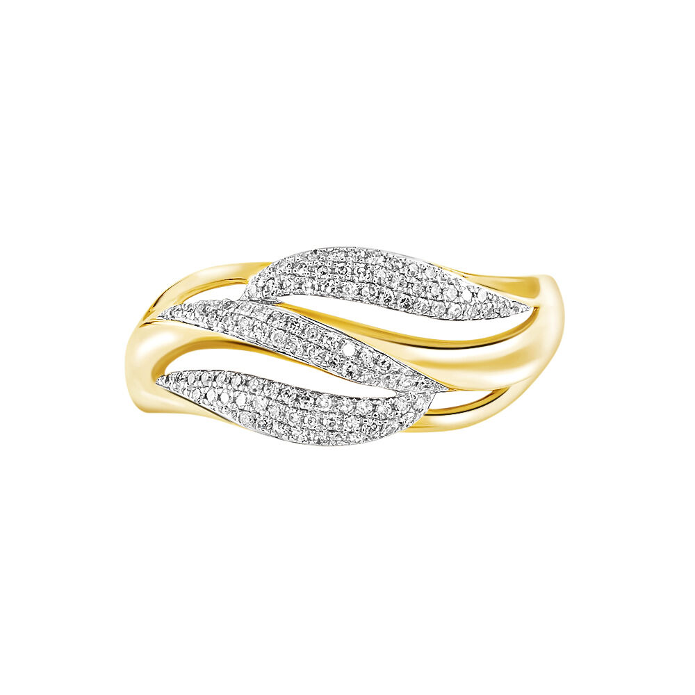 Bague Atlantide Or Jaune Diamant - Parures de mariage Femme | Marc Orian