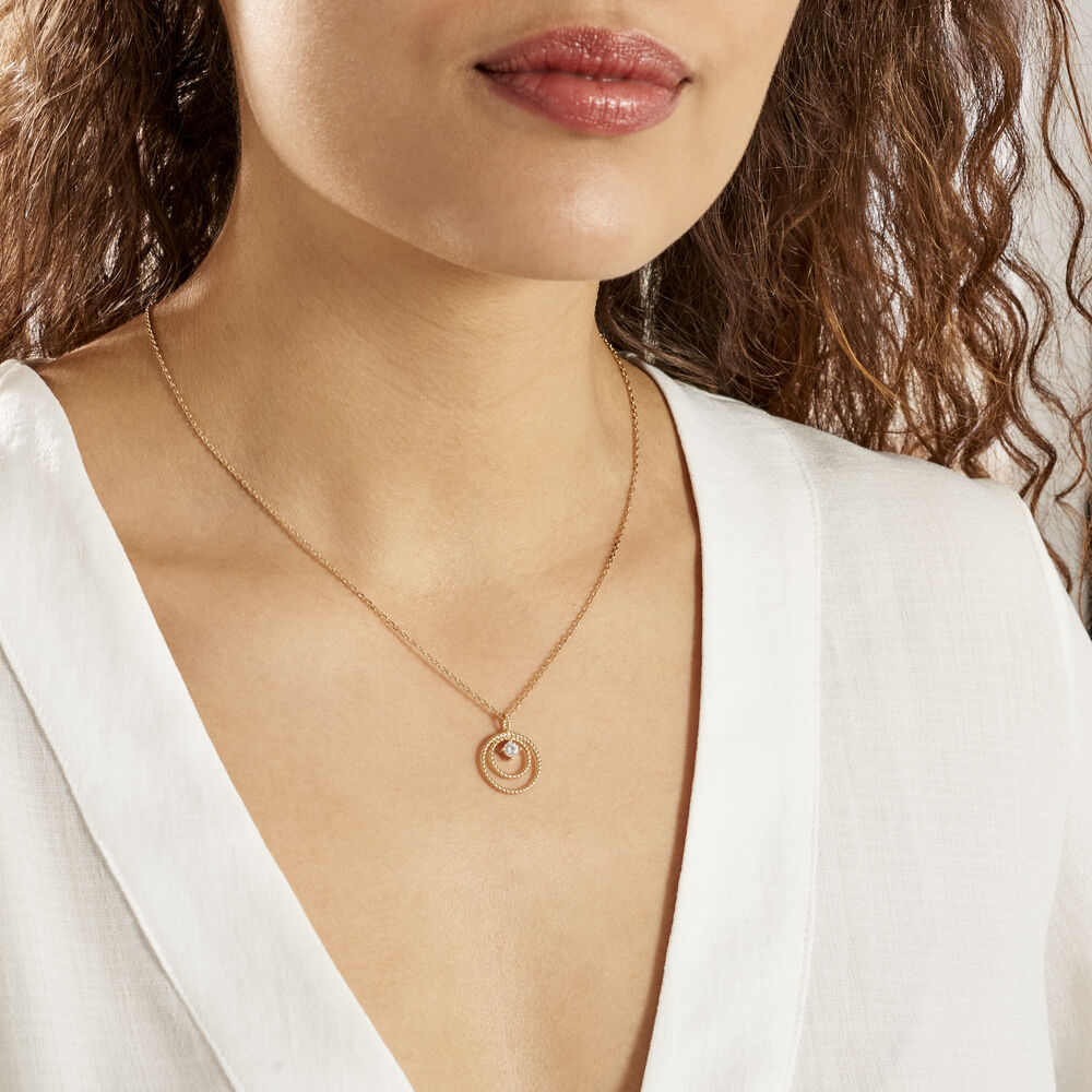 Collier Plaqué Or Jaune Danys Oxyde De Zirconium - Colliers avec pierres Femme | Marc Orian