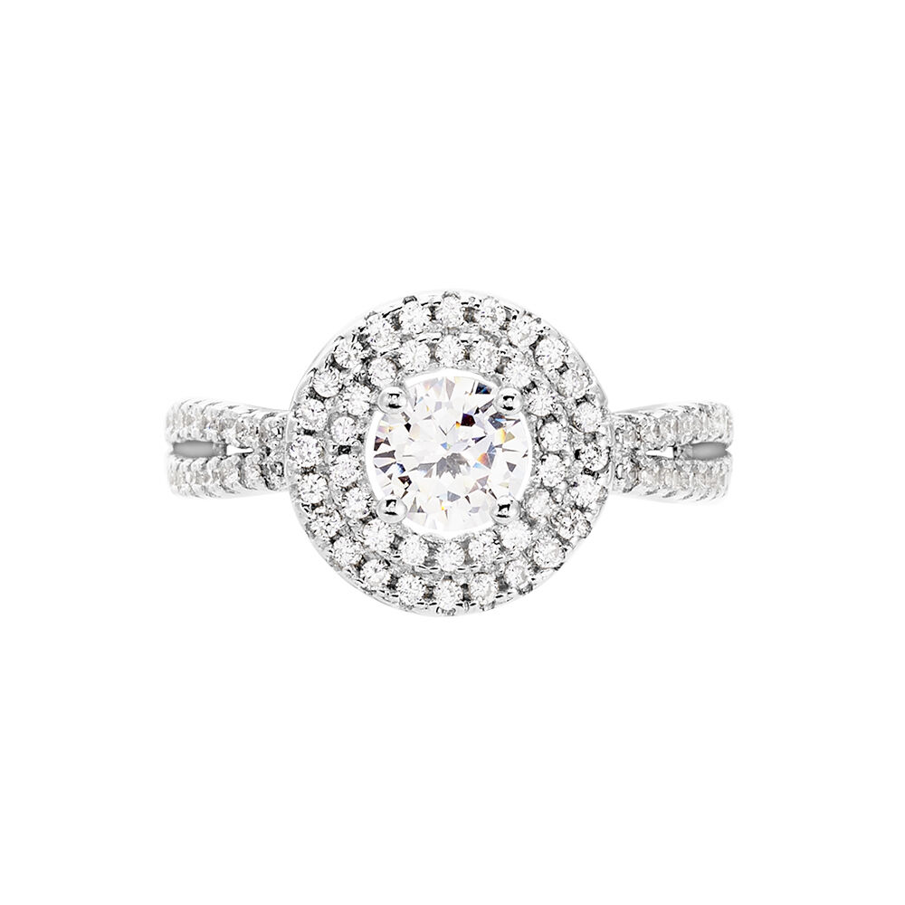 Bague Marie-felix Argent Blanc Oxyde De Zirconium - Solitaires Femme | Marc Orian