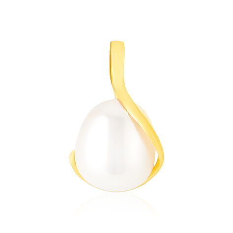 Pendentif Tourbillon Or Jaune Perle De Culture - Parures de mariage Femme | Marc Orian