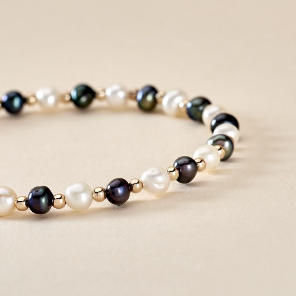 Bracelet Mirjam Or Jaune Perle De Culture - Bracelets cha&icirc;nes Femme | Marc Orian