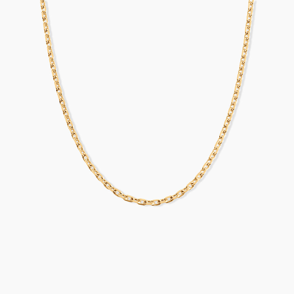 Cha&icirc;ne Igoa Maille For&ccedil;at Diamantee Or Jaune - Chaines Famille | Marc Orian