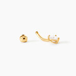 Piercing Cornelis Or Jaune Oxyde De Zirconium - Piercing Nombril Femme | Marc Orian