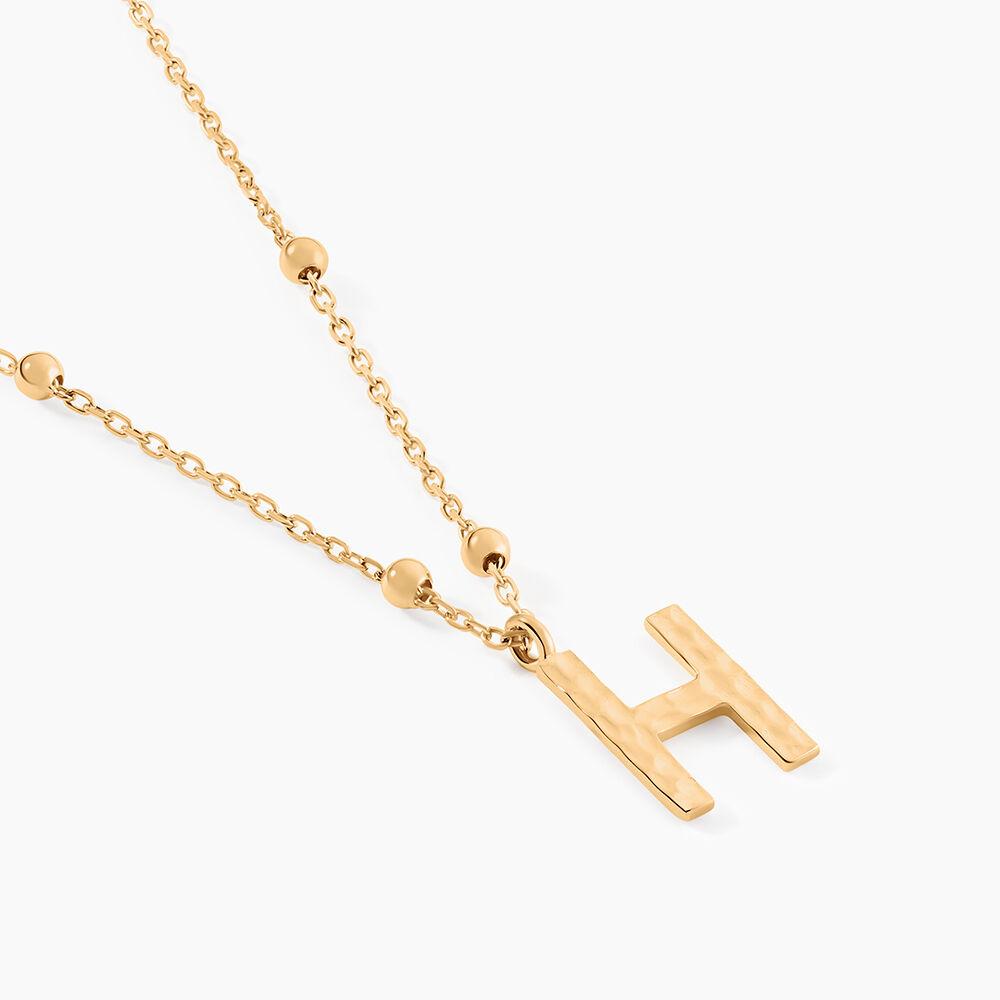 Collier Plaqu&eacute; Or Jaune Lettra - Colliers ete Femme | Marc Orian