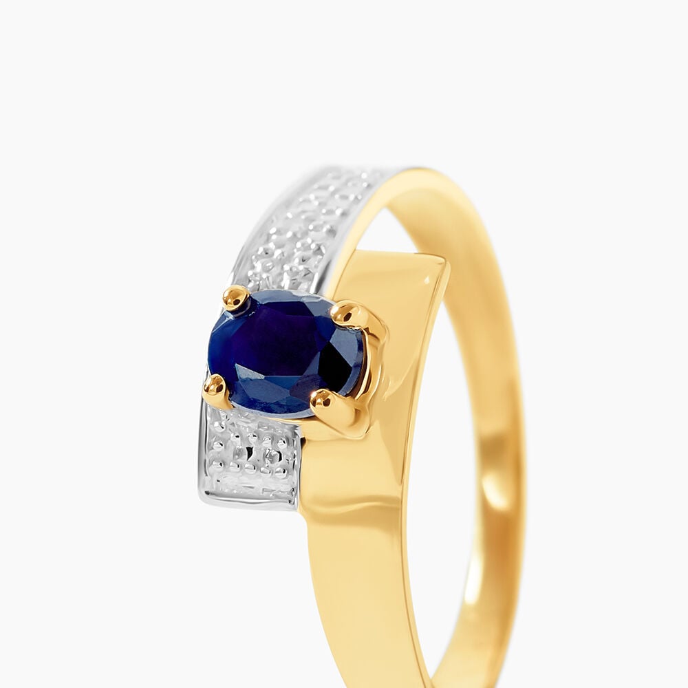Bague Taila Or Jaune Saphir - Solitaires Femme | Marc Orian