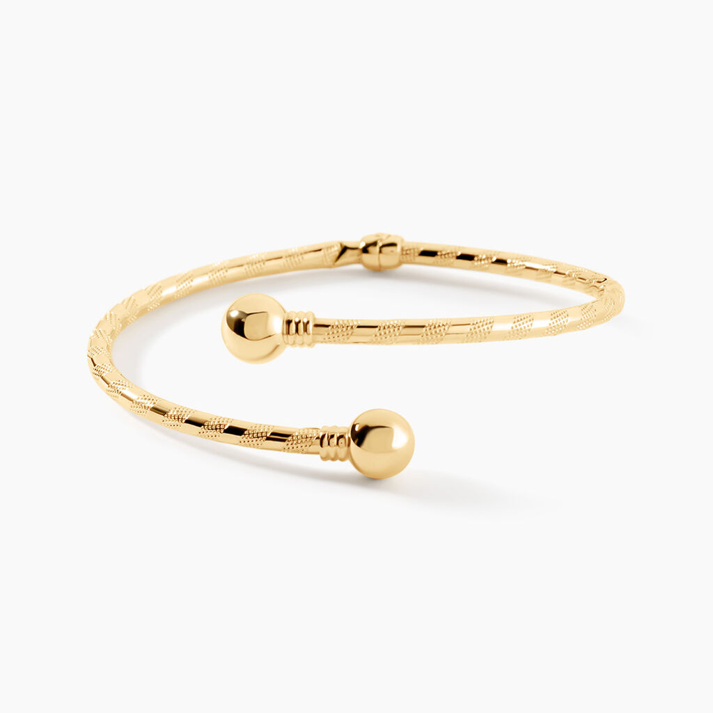 Bracelet Jonc Iwo Or Jaune - Bracelets joncs Femme | Marc Orian
