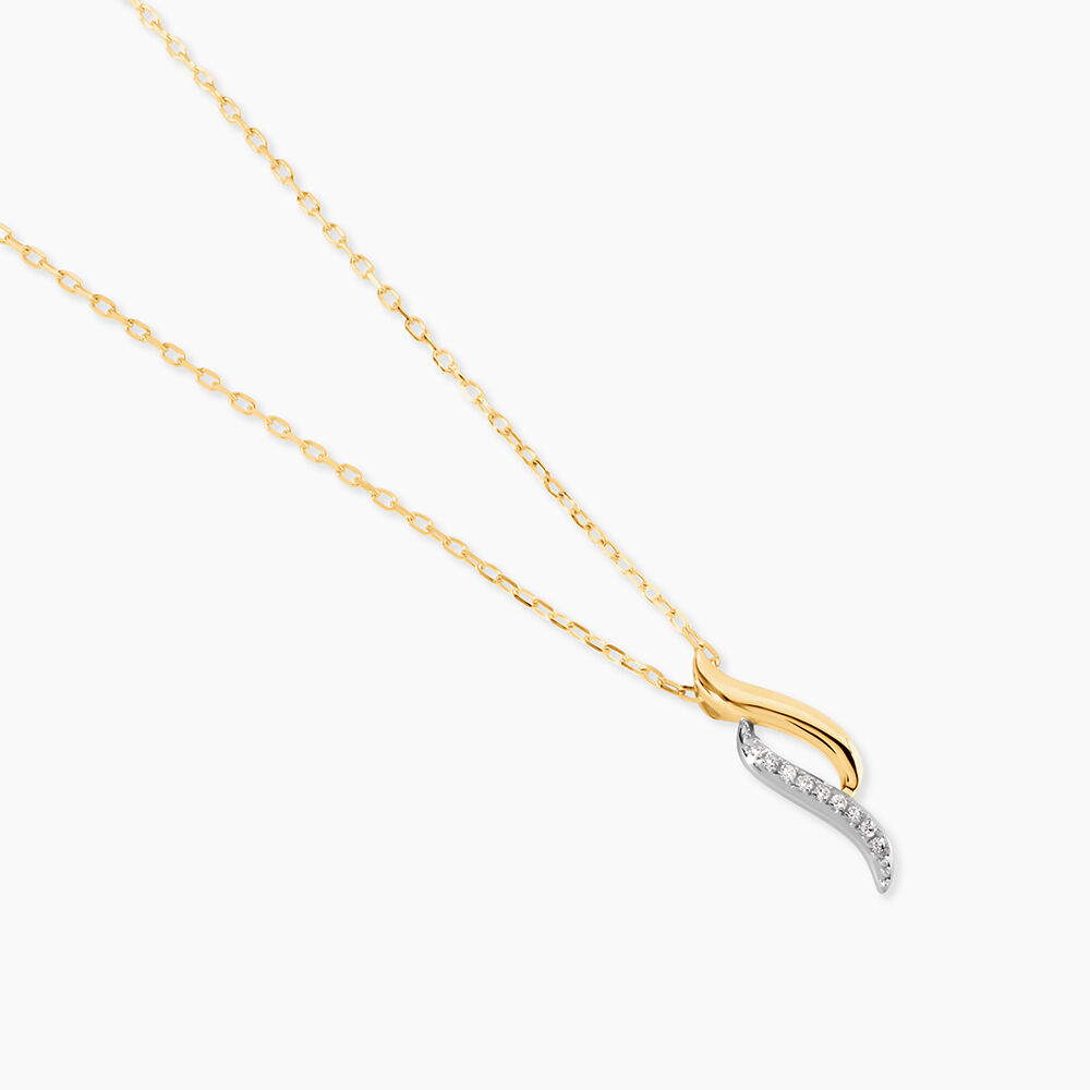 Collier Tylane Or Jaune Diamant - Colliers avec pierres Femme | Marc Orian