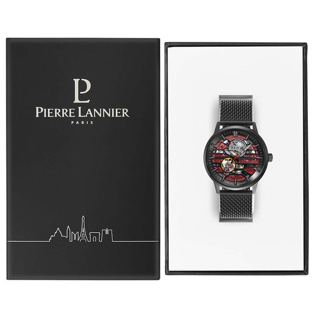 Montre Pierre Lannier Impact Noir - Montres automatique Homme | Marc Orian
