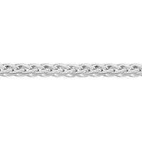 Collier Jany Maille Palmier Or Blanc